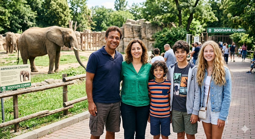 at the zoo at the zoo